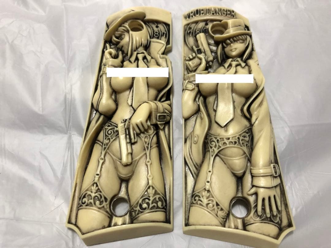 モデルワークスグレネード　ぐり子さん　コルトガバメント用レリーフグリップ