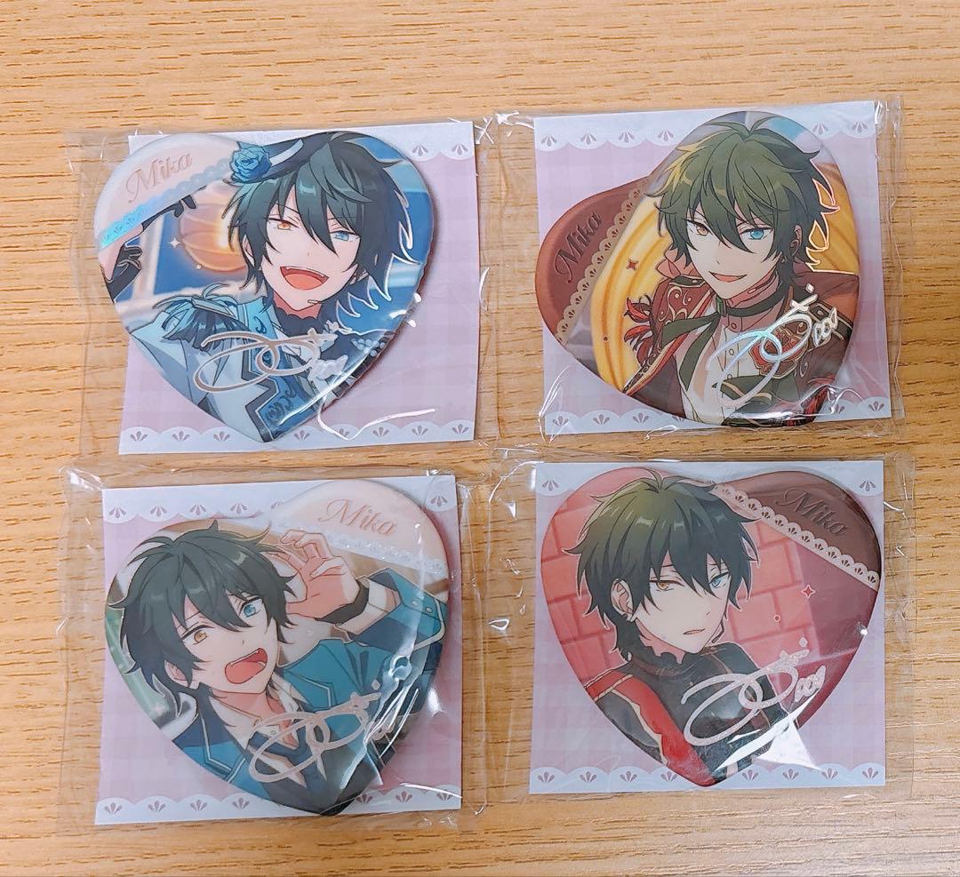 あんスタ 影片みか 甜心 ハート 缶バッジ バレンタイン ホワイトデー