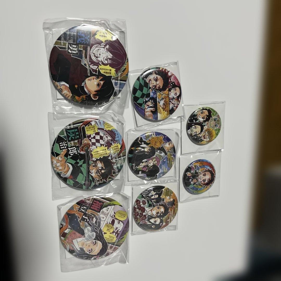 最終値下げワンピース鬼滅の刃ヒーローアカデミア 缶バッジセット応募者全員サービス