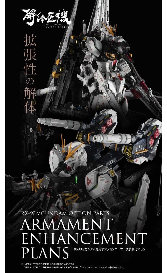 解体匠機 RX-93 νガンダム専用オプションパーツ 武装強化プラン - メルカリ