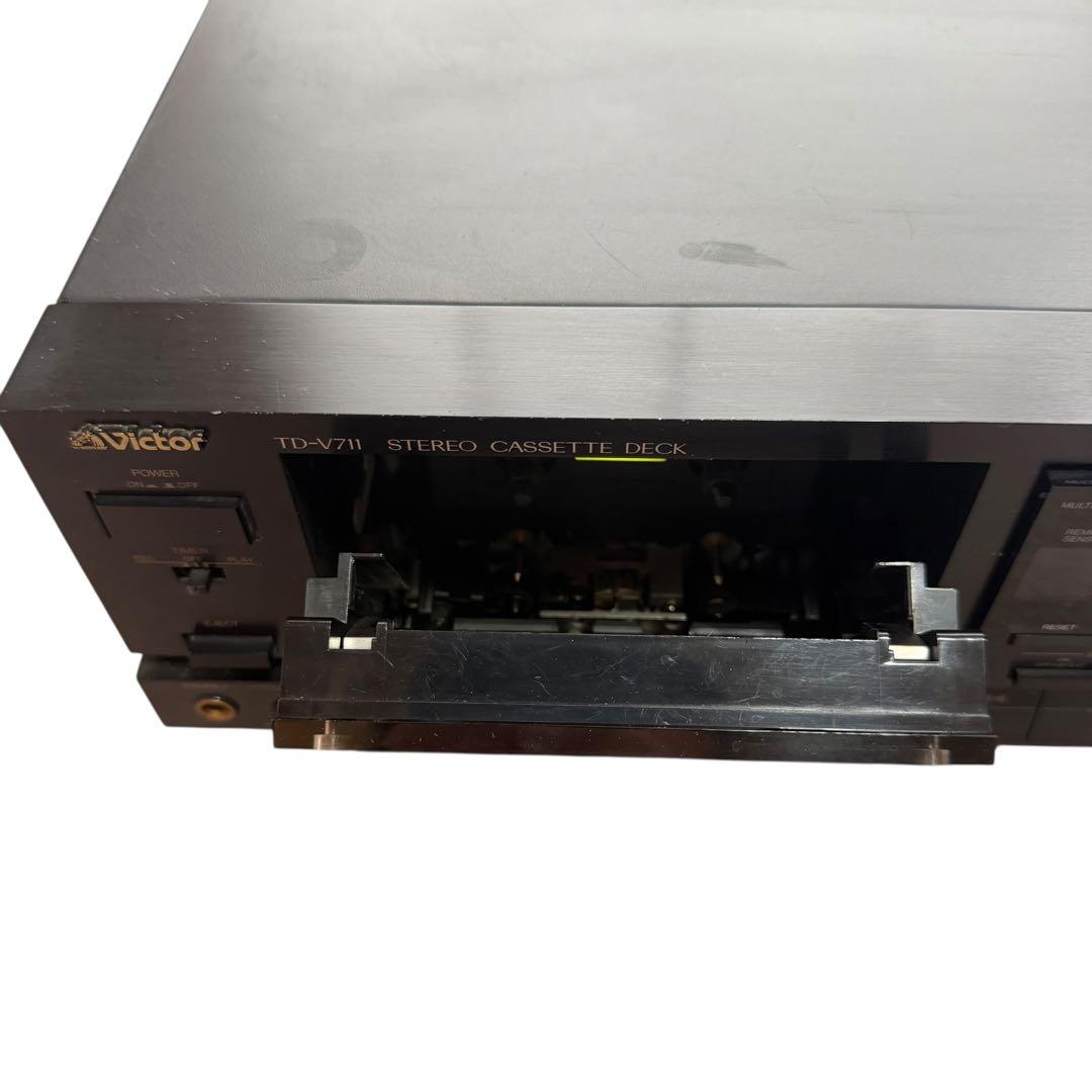 名機】Victor TD-V711 3ヘッド ステレオカセットデッキ - メルカリ