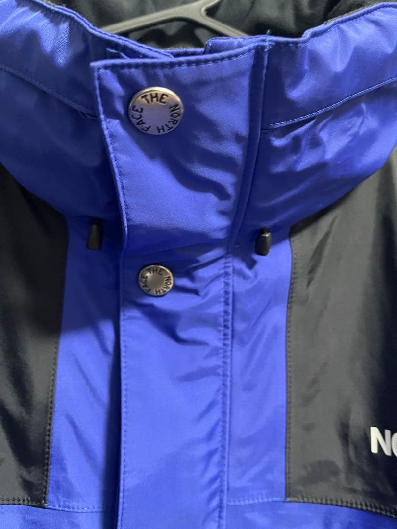 着用1回】美品 ザノースフェイス レインテックス ゴアジャケット L 青
