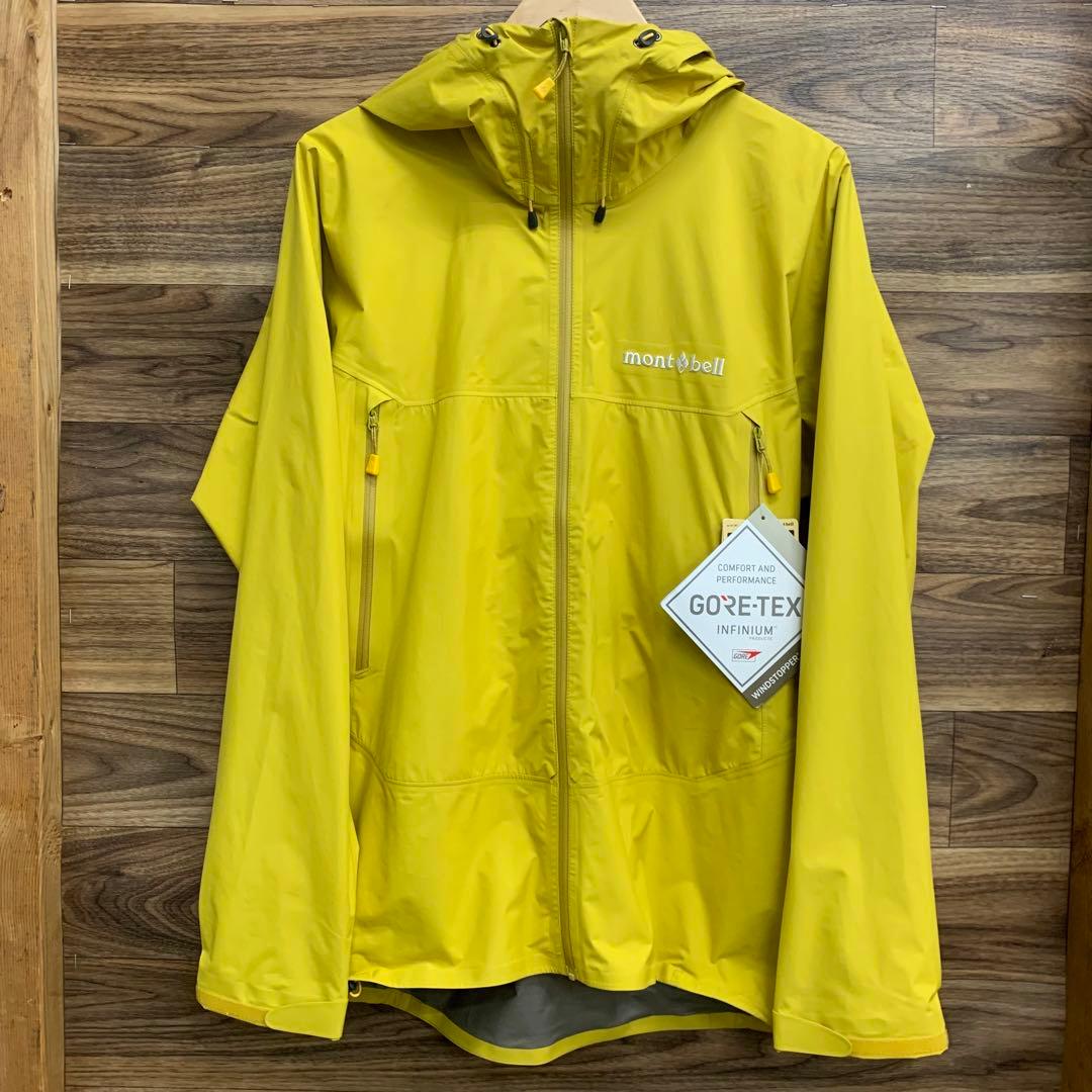 未使用mont bell レイン トレッカー ジャケット イエロー - メルカリ