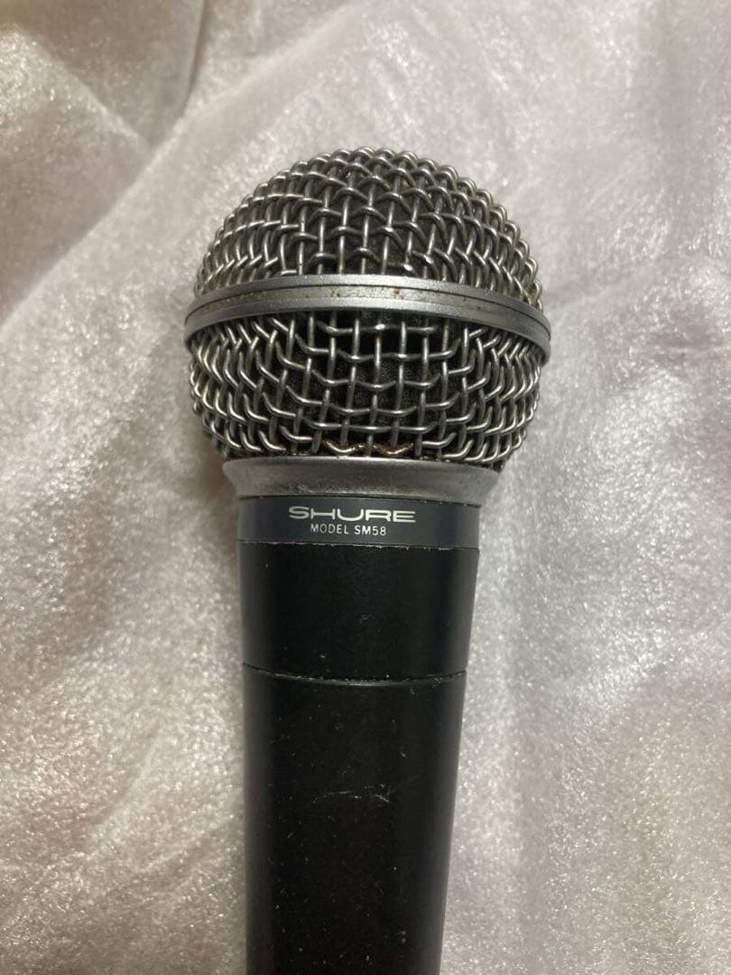マイク SHURE SM58 ポルシェロゴ ビンテージ MADE IN USA - メルカリ