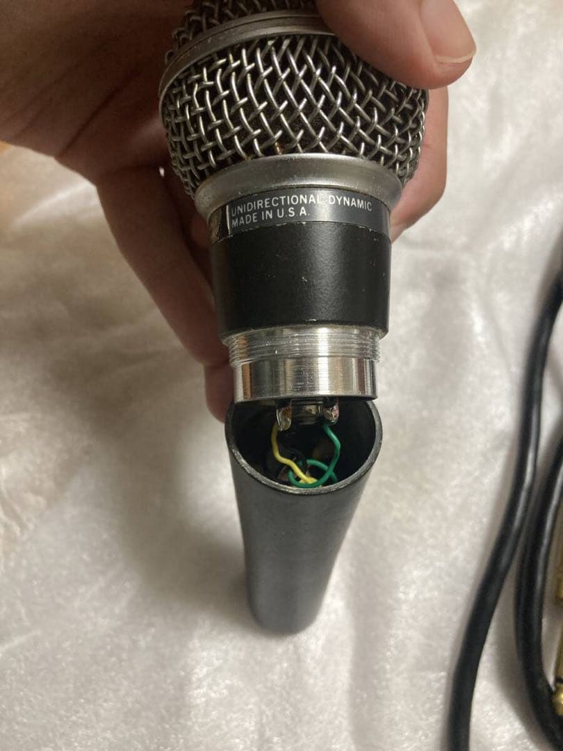 マイク SHURE SM58 ポルシェロゴ ビンテージ MADE IN USA - メルカリ