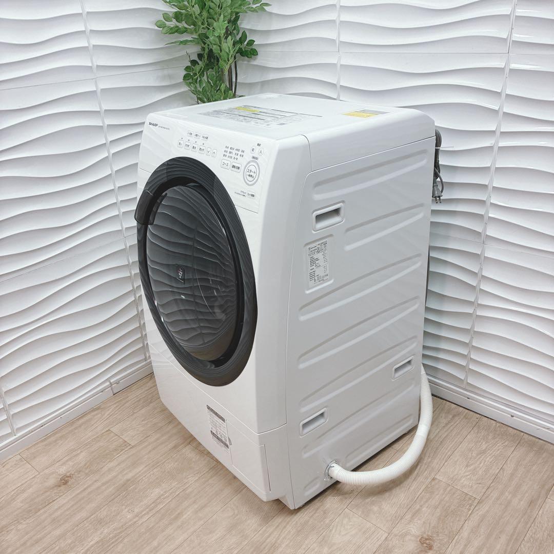 大阪府神戸市配達料無料！動作保証5ヶ月◇SHARP◇7kgドラム洗濯機2022