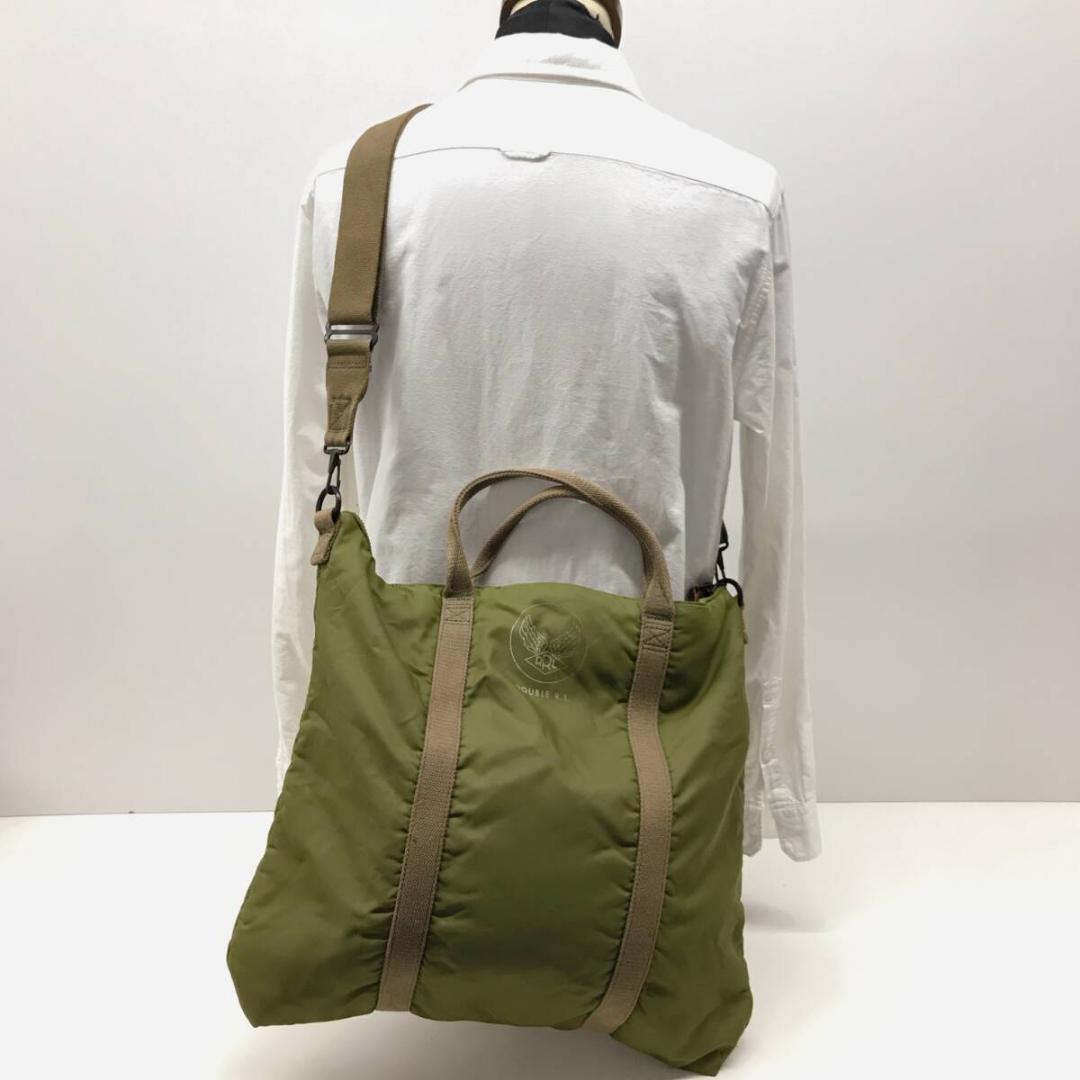 RRL : パッカブル ヘルメットバッグ☆緑 ショルダーバッグ 2way - メルカリ