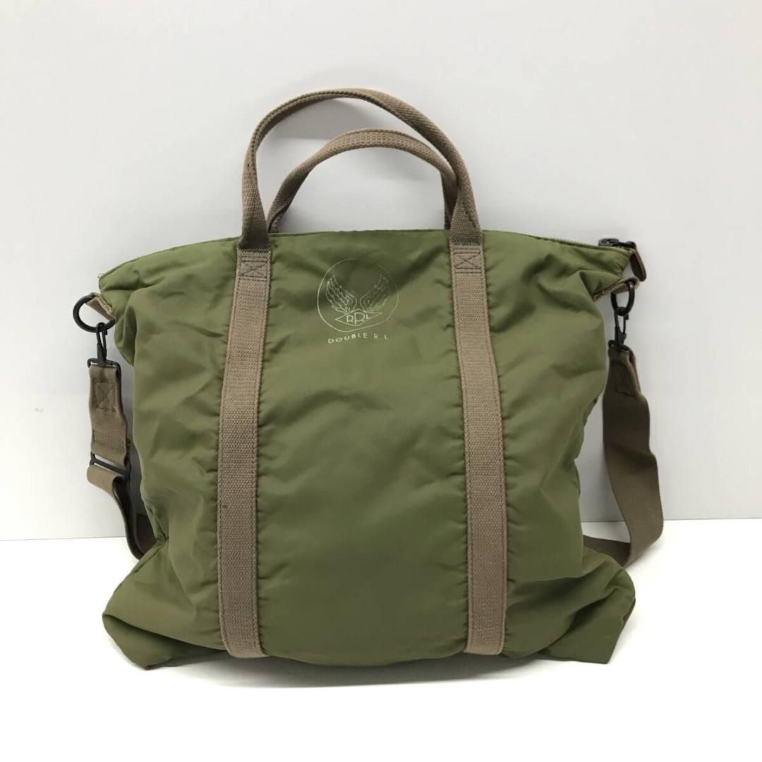 RRL : パッカブル ヘルメットバッグ☆緑 ショルダーバッグ 2way - メルカリ