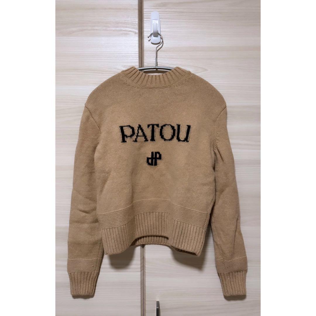 PATOU サステナブルウール＆カシミア パトゥ インターシャ セーター
