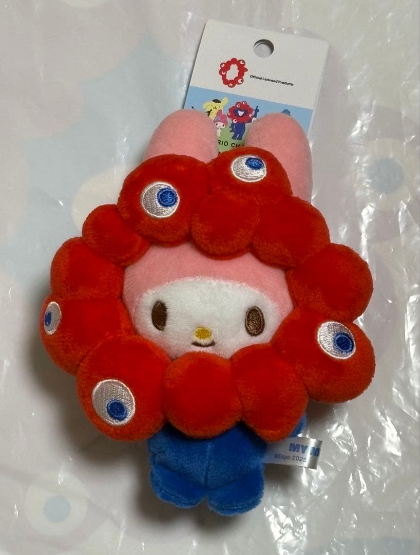 サンリオ ミャクミャク マイメロディ ぬいぐるみBC カラビナ 大阪関西