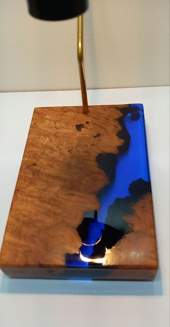 ランタンスタンド ライトスタイド レジンウッド ウッドレジン ゴールゼロ