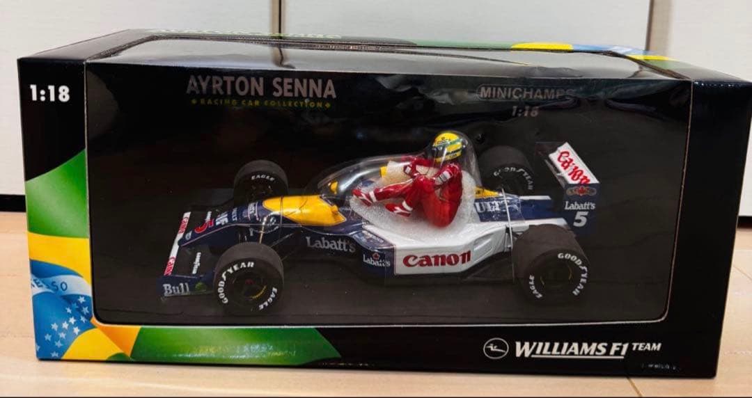 【レア品】アイルトンセナ　マンセル　1991 FW14 1/18