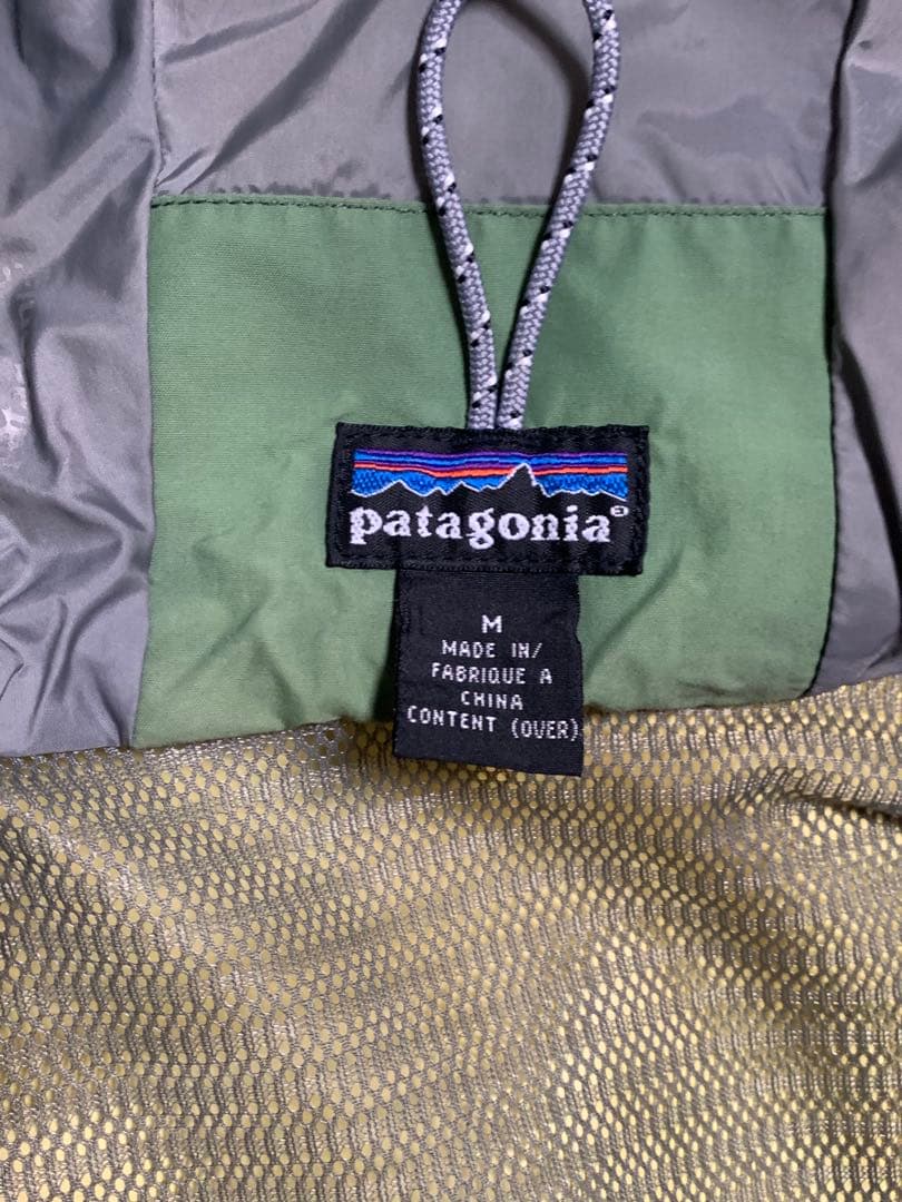 パタゴニアストームジャケット2002年ゴアテックスパーカーMカーキ