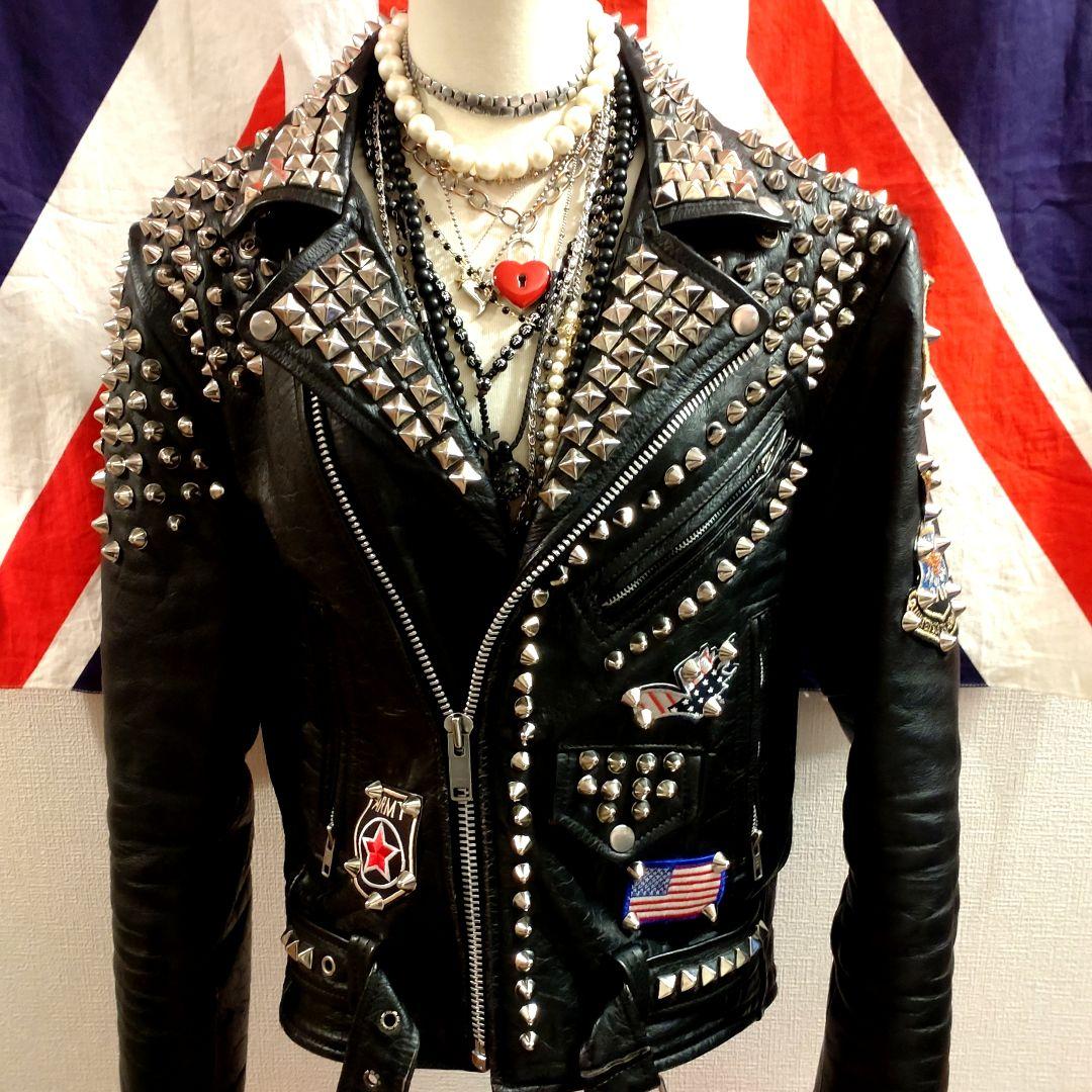 鋲ジャン カスタムライダース ダブルライダース スタッズ ロッカーズ