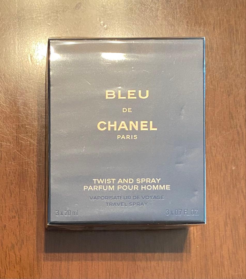 未開封　BLEU DE CHANEL トラベルスプレイ3×20ml パルファム Amazon.co.jp: シャネル CHANEL ブルー ドゥ シャネル トラベル