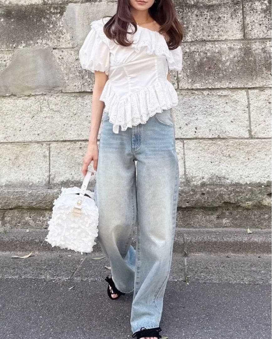 BIBIY. FADED DENIM - パンツ在庫 処分