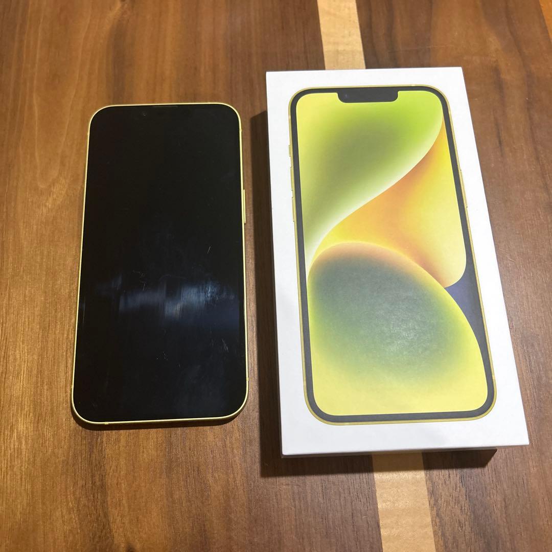 美品 iPhone14 128GB イエロー SIMフリー 初期化済み 箱あり Amazon | 【整備済み品】 Apple iPhone 14 128GB イエロー SIMフリー