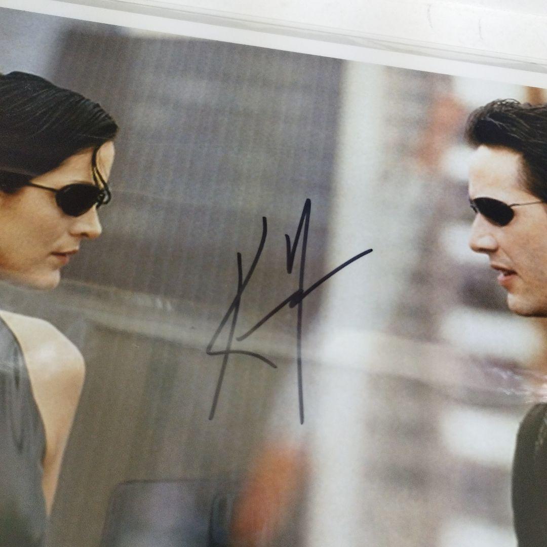 映画 マトリックス キアヌ・リーブス 直筆サイン入りフォト 証明書付