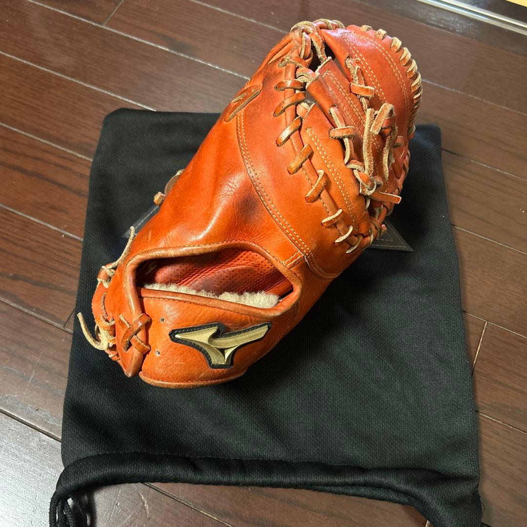 Mizuno Global Elite オレンジグローブ 硬式用ファーストミッド 野球 ミズノ 硬式ファーストミット ミズノプロ オーダーグラブ 大山