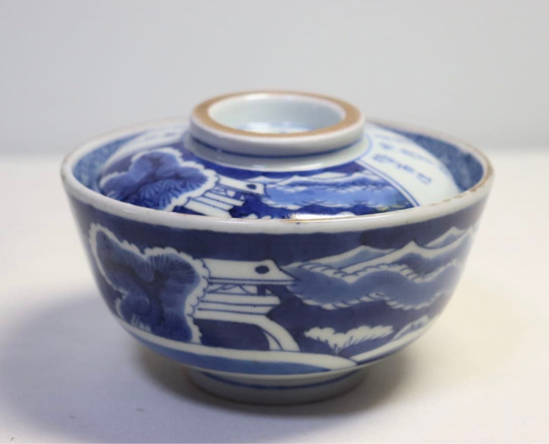中国 染付 蓋茶碗2点 大明宣徳年製銘 送料込み0907 - メルカリ