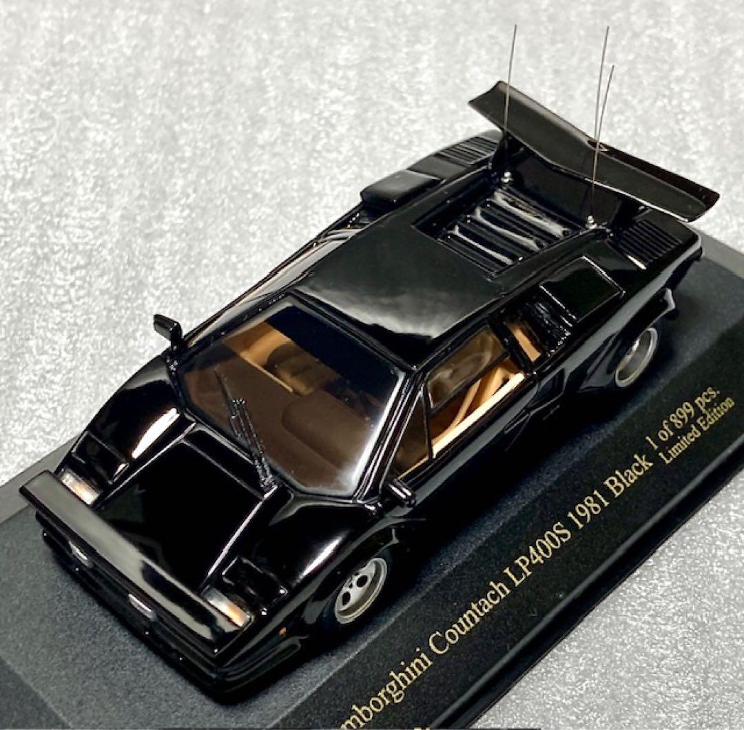 ジール特注1/43ランボルギーニカウンタック12本マフラー仕様 超希少 極