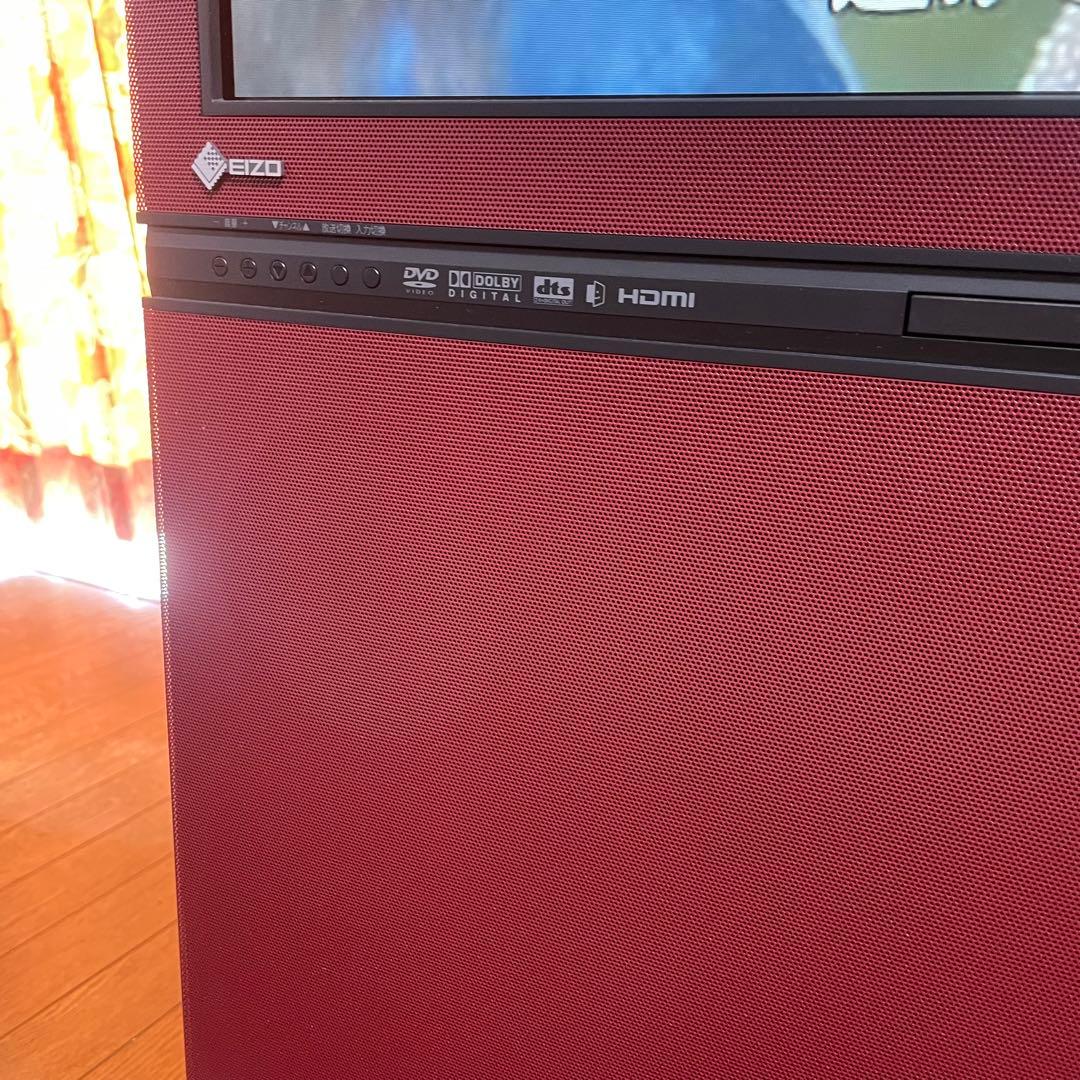 EIZO SC26XD2 テレビ　DVD レッドカラー　美品コンディション