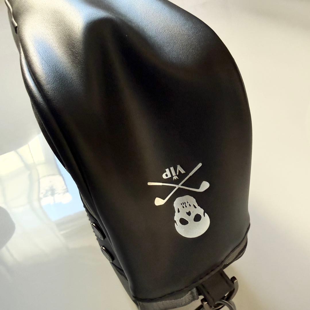 マークアンドロナ カートバッグ カモフラ スカル ナイロン ブラック