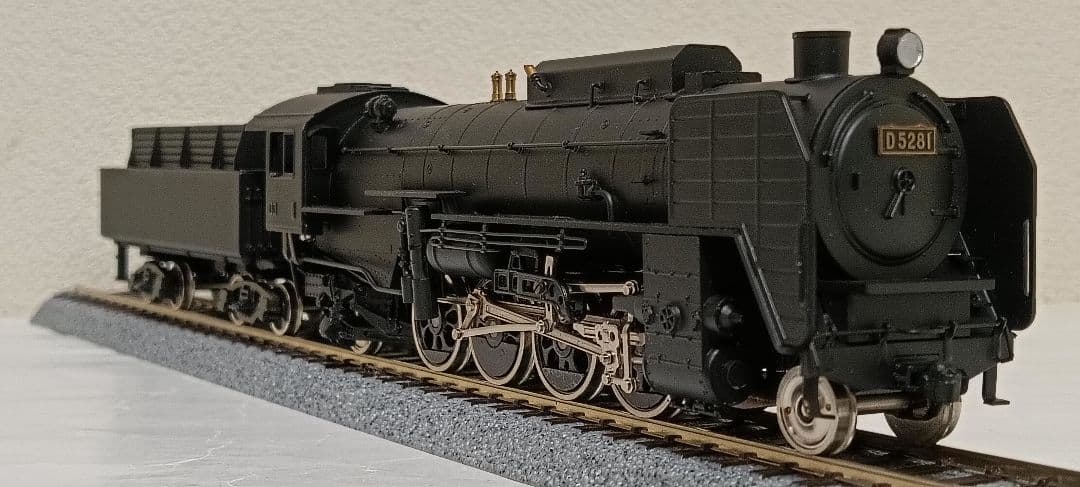 HOゲージ 天賞堂アダチ D52蒸気機関車 戦時型、メンテナンス済 - メルカリ