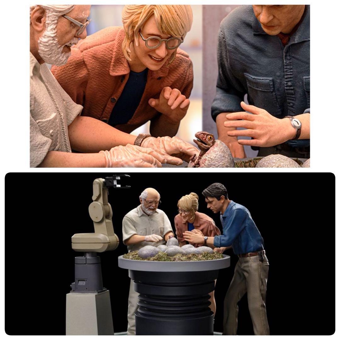 【最終値下げ】アイアンスタジオ 1/10 「ジュラシックパーク」ディノハッチング