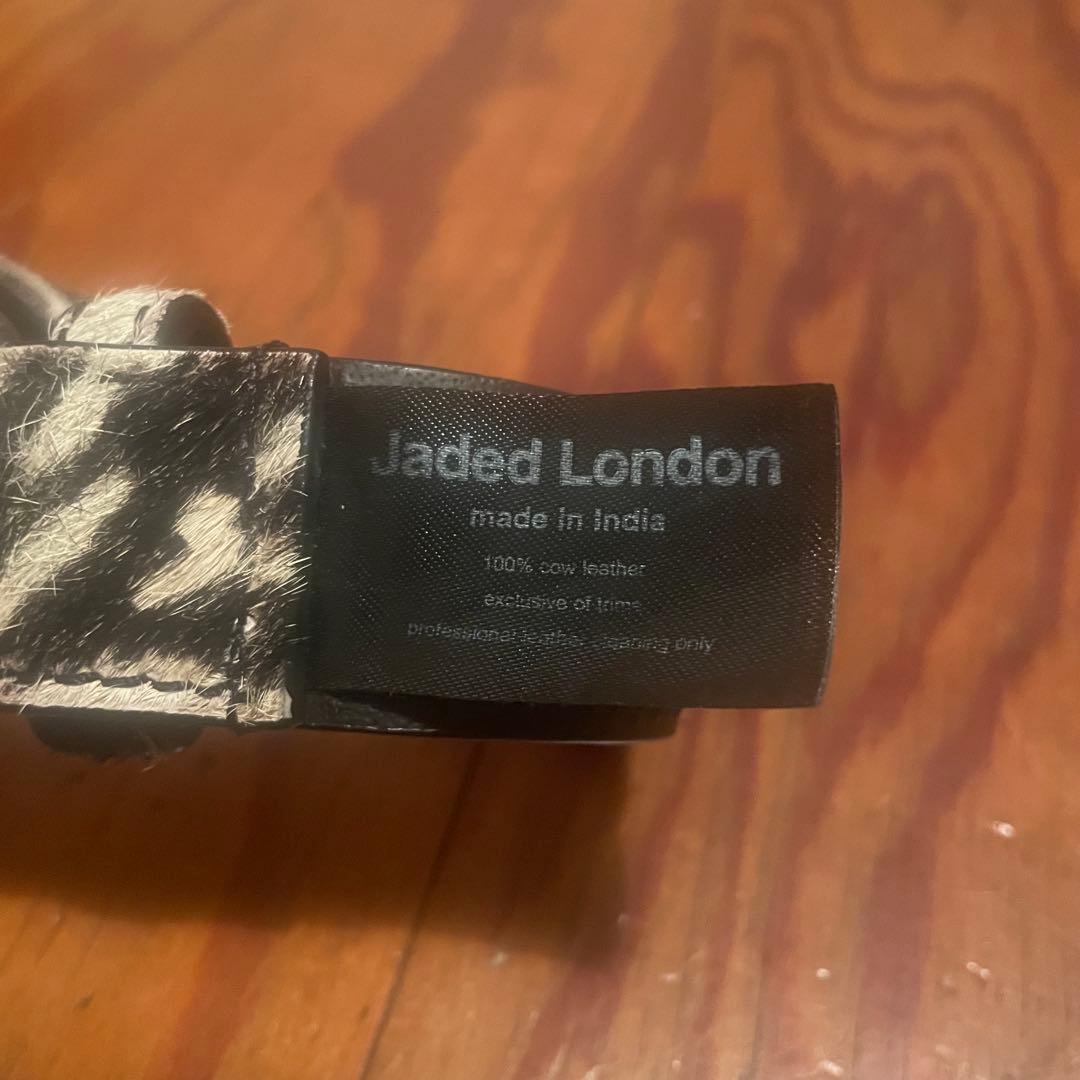 jadedlondon ジェイデッドロンドン ベルト ZEEBRAアニマル柄 - メルカリ