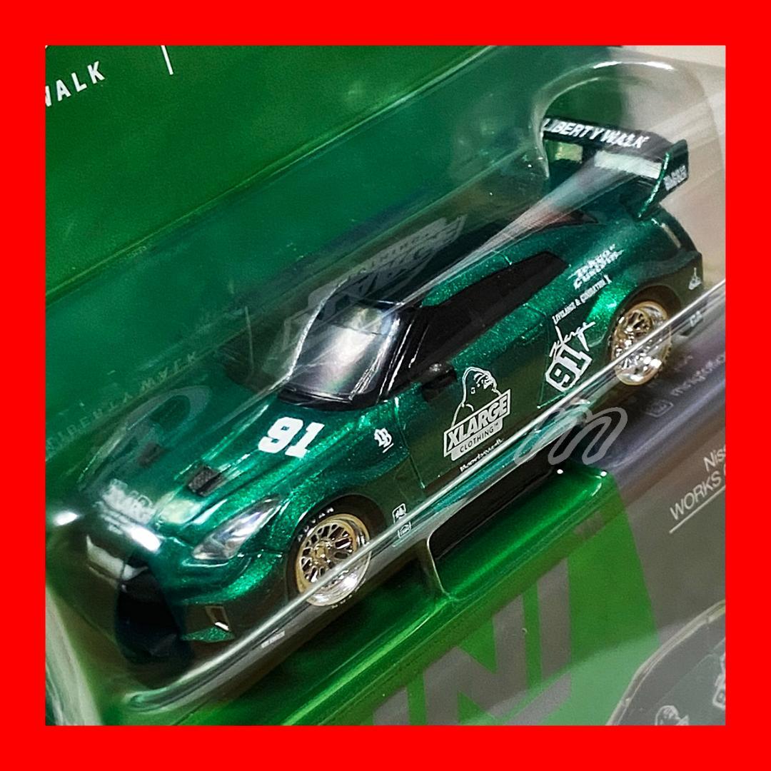 MINIGT LBWK × XLARGE GT NISSAN 35GT グリーン - メルカリ