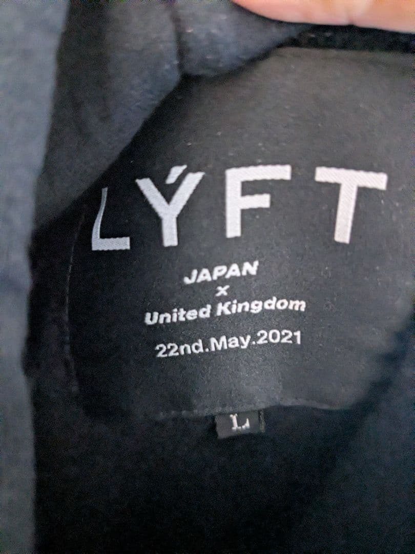 USED】LYFTパーカー Memorial Flag Hoodie L - メルカリ
