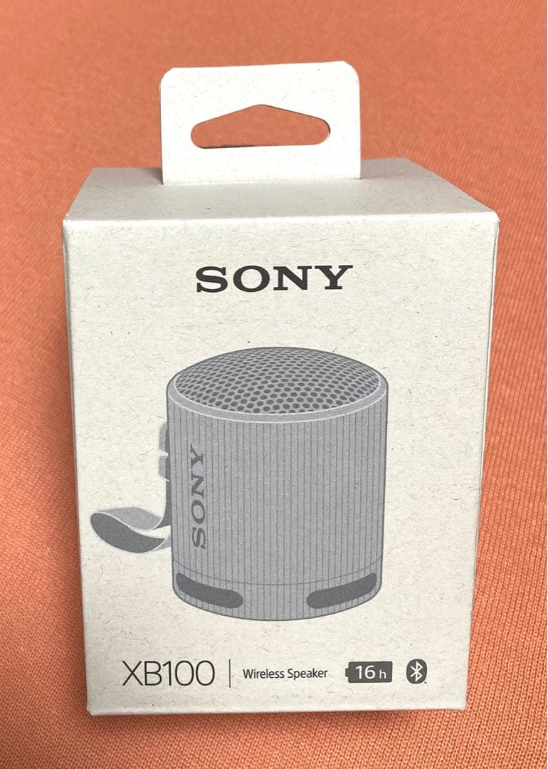 SONY SRS-XB100 ワイヤレススピーカー　ライトグレー Bluetoothスピーカー（ライトグレー） | ソニー | SRS-XB100-HC