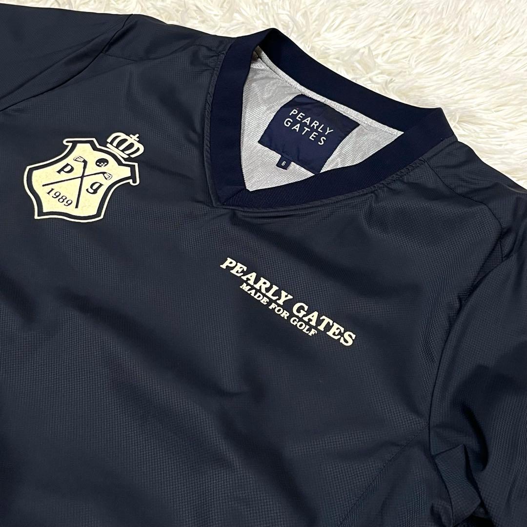美品✨PEARLY GATES ジャケット 大きいサイズ6 ネイビー - メルカリ
