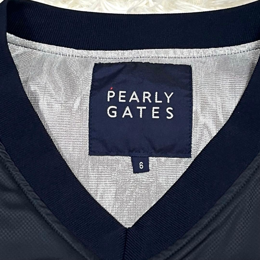 美品✨PEARLY GATES ジャケット 大きいサイズ6 ネイビー - メルカリ