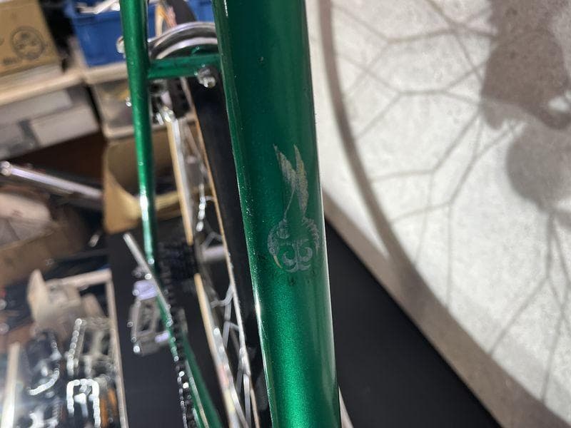 ZUNOW 24インチ クロモリ カンパニョーロ チューブラータイヤ グリーン