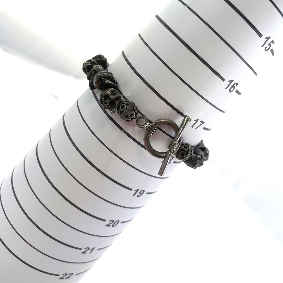 NECROMANCE ネクロマンス hide スカルブレスレット - メルカリ