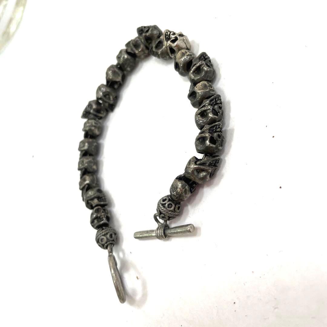 NECROMANCE ネクロマンス hide スカルブレスレット - メルカリ