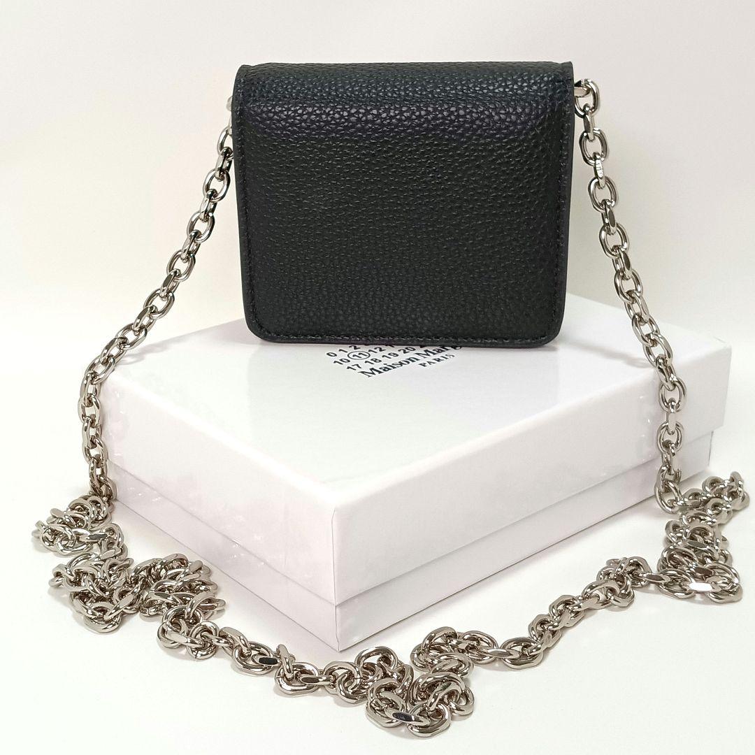 ☆美品☆Maison Margiela チェーンウォレット ミニ財布 ブラック