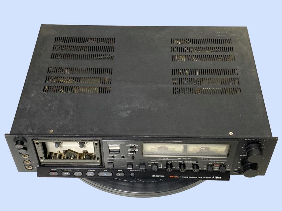 M5998 AIWA アイワ カセットデッキ AD-F90M ジャンク - メルカリ