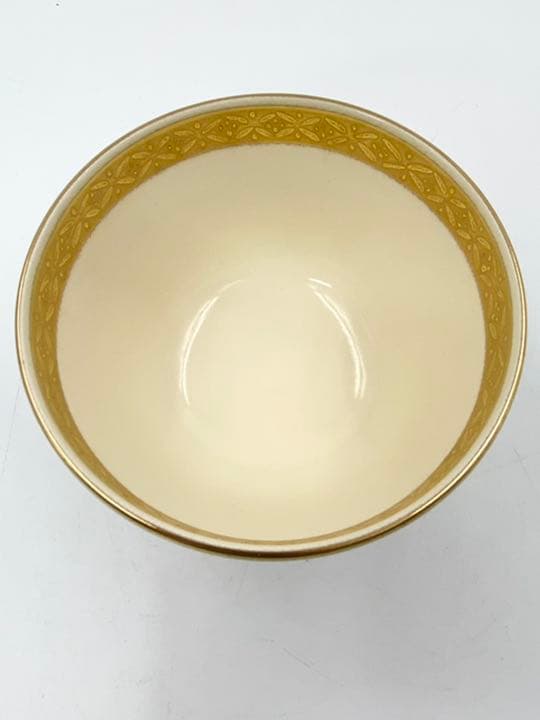 上山善峰】松島 金砂子 茶碗 桐共箱 栞 紙外箱 底部在