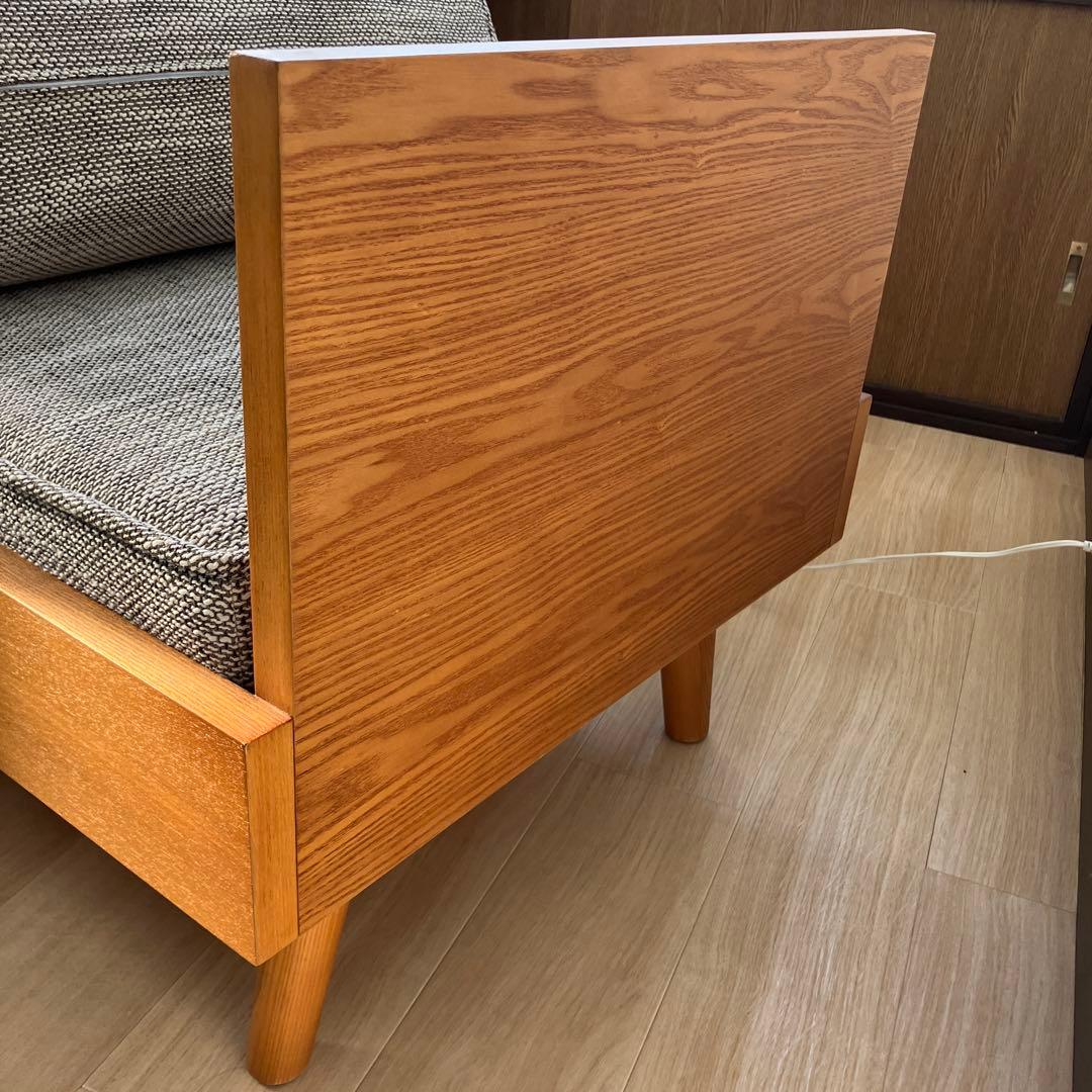 unico 1人掛けソファ グレー 受注生産品 アルベロ - メルカリ