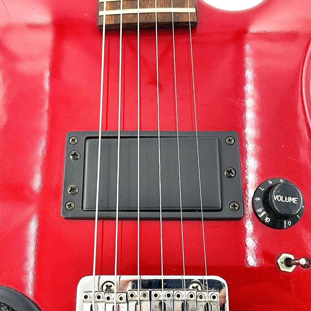 michael アンプ内蔵 ミニエレキギター スピーカー搭載【整備品