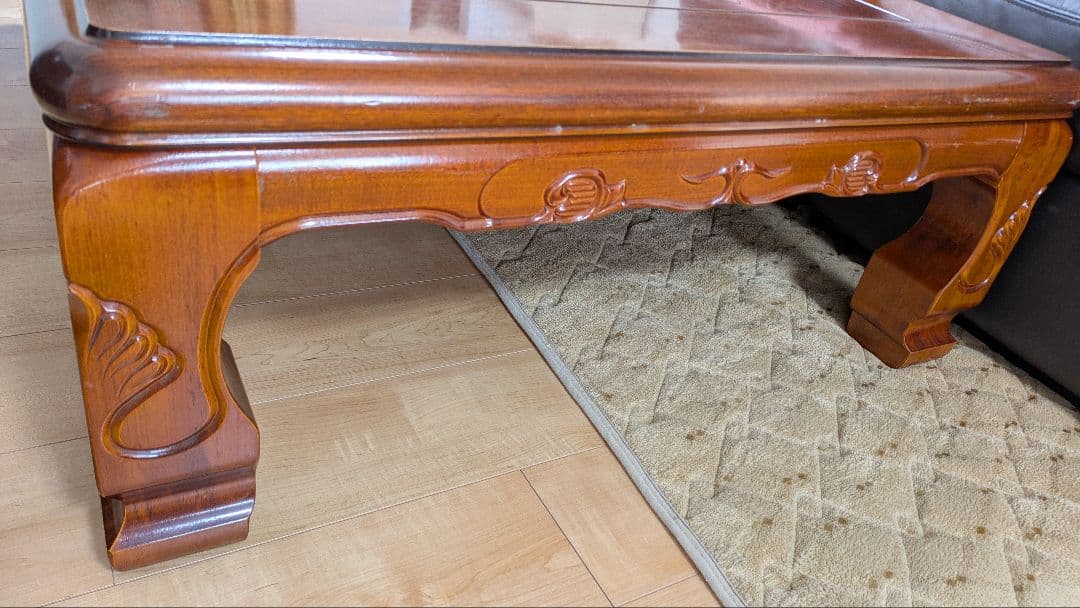 高級 家具調 こたつ 讚高工芸 送風ファン付ヒーターで隅まで暖かい