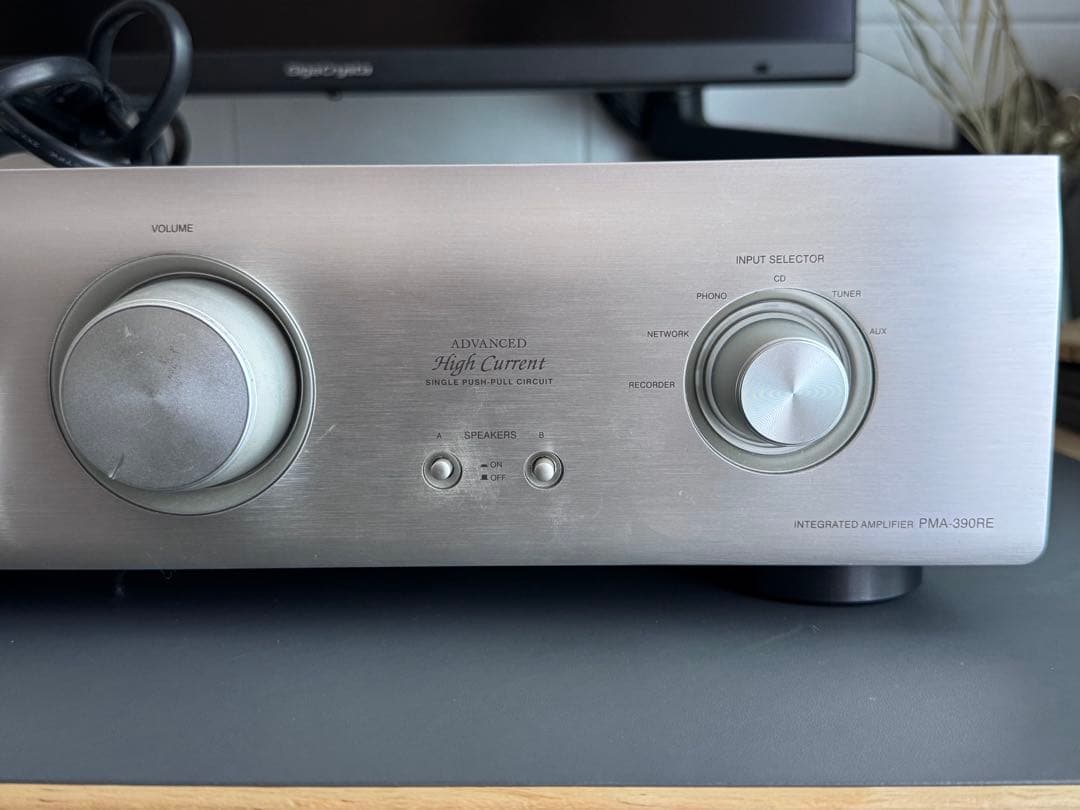 ジャンク品】 DENON PMA-390RE シルバー プリメインアンプ - メルカリ