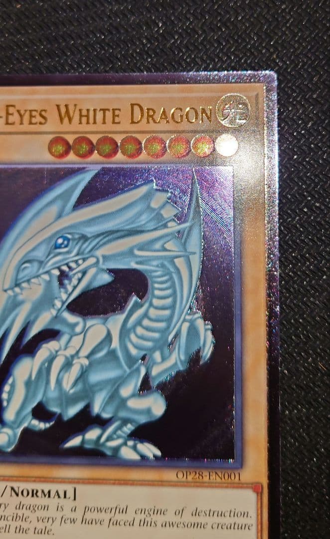 青眼の白龍 OTS28 レリーフ 英語 北米版 OP28-EN001 遊戯王 - メルカリ