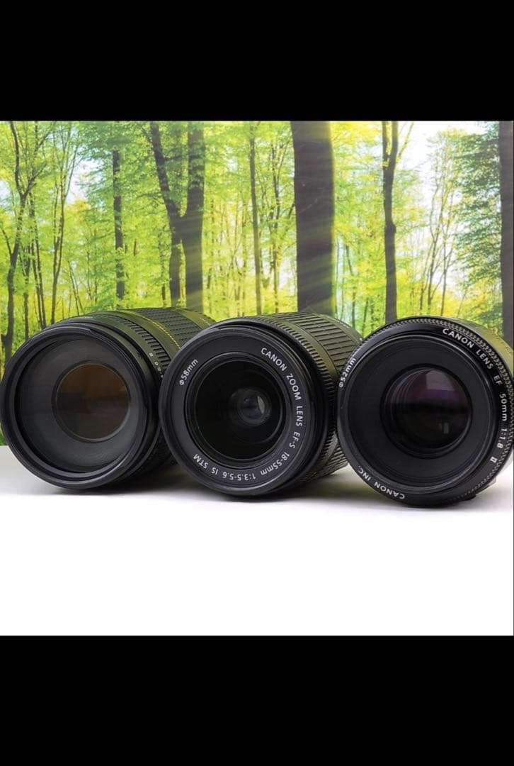 スマホ転送機能付☆Canon Kiss X10トリプル☆動画も写真も最高一眼