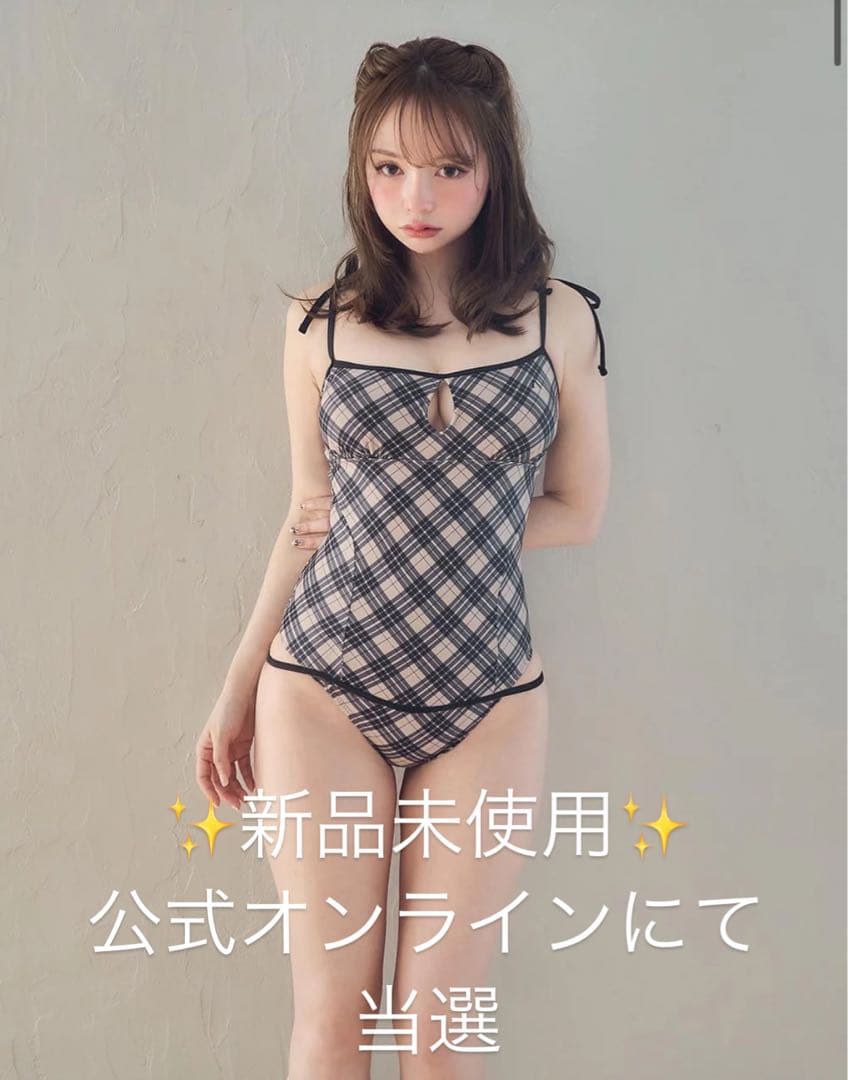 andmary Nadia check swimsuit 新品未使用