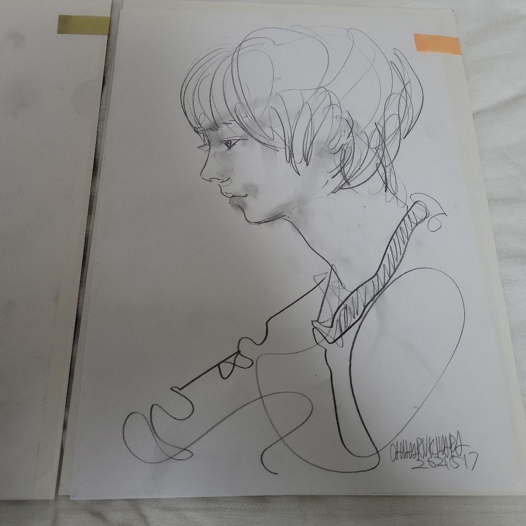 木原千春さん　ドローイング2枚セット