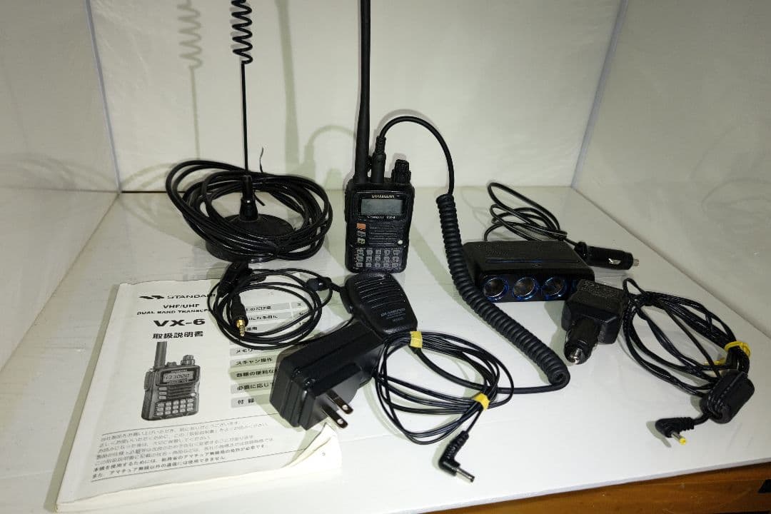八重洲無線ヤエスVX-6 ハンディ無線機セットYAESUスタンダード 完売】VX-6 送料無料 八重洲無線 144/430MHz帯 全天候型 FMハンディ機